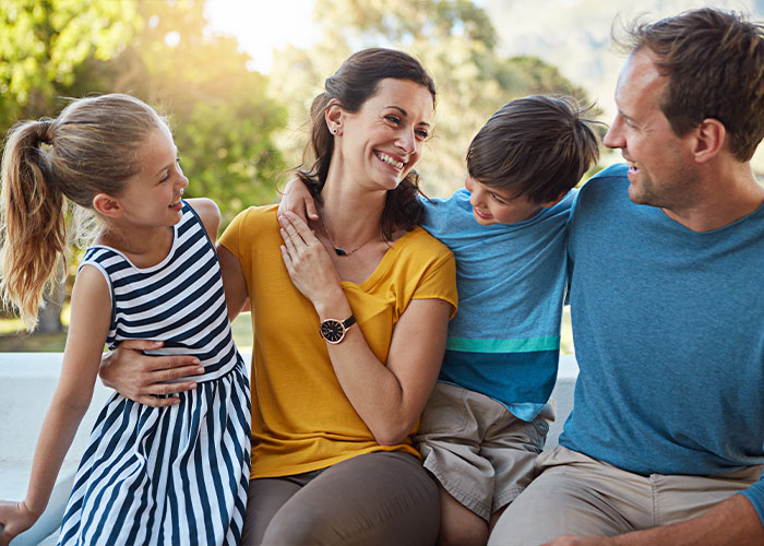Photo of a family